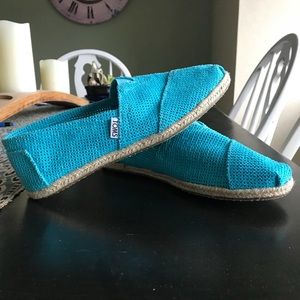 Turquoise TOMS - Brand New